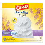 Load image into Gallery viewer, Odorshield Tall Kitchen Drawstring Bags, 13 Gal, 0.95 Mil, 24" X 27.38", White, 80 Bags/box, 3 Boxes/carton