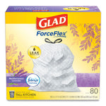 Load image into Gallery viewer, Odorshield Tall Kitchen Drawstring Bags, 13 Gal, 0.95 Mil, 24" X 27.38", White, 80 Bags/box, 3 Boxes/carton