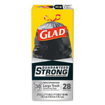 Load image into Gallery viewer, Drawstring Large Trash Bags, 30 Gal, 1.05 Mil, 30" X 33", Black, 15 Bags/box, 6 Boxes/carton