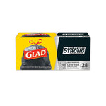 Load image into Gallery viewer, Drawstring Large Trash Bags, 30 Gal, 1.05 Mil, 30" X 33", Black, 15 Bags/box, 6 Boxes/carton