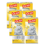 Load image into Gallery viewer, Tall Kitchen Drawstring Trash Bags, 13 Gal, 0.72 Mil, 23.75" X 24.88", White, 240/carton