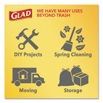 Load image into Gallery viewer, Tall Kitchen Drawstring Trash Bags, 13 Gal, 0.72 Mil, 23.75" X 24.88", White, 240/carton