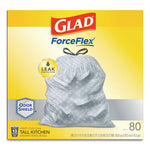 Load image into Gallery viewer, Tall Kitchen Drawstring Trash Bags, 13 Gal, 0.72 Mil, 23.75" X 24.88", White, 240/carton