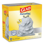 Load image into Gallery viewer, Tall Kitchen Drawstring Trash Bags, 13 Gal, 0.72 Mil, 23.75" X 24.88", White, 240/carton