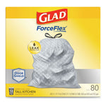 Load image into Gallery viewer, Tall Kitchen Drawstring Trash Bags, 13 Gal, 0.72 Mil, 23.75" X 24.88", White, 240/carton