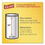 Load image into Gallery viewer, Tall Kitchen Drawstring Trash Bags, 13 Gal, 0.72 Mil, 23.75" X 24.88", White, 240/carton