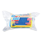 Load image into Gallery viewer, All Surface Scrubber Sponge, 2.5 X 4.5, 0.9" Thick, Dark Blue, 3/pack, 8 Packs/carton