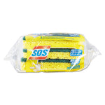 Load image into Gallery viewer, Heavy Duty Scrubber Sponge, 2.5 X 4.5, 0.9" Thick, Yellow/green, 3/pack, 8 Packs/carton