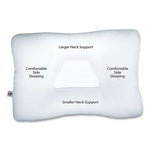 Load image into Gallery viewer, Mid-core Cervical Pillow, Standard, 22 X 4 X 15, Gentle, White