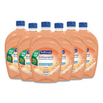 Load image into Gallery viewer, Antibacterial Liquid Hand Soap Refills, Fresh, 50 Oz, Orange, 6/carton