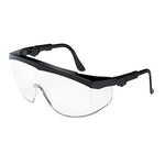 Load image into Gallery viewer, Tomahawk Wraparound Safety Glasses, Black Nylon Frame, Clear Lens, 12/box