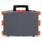 Load image into Gallery viewer, Folding Step Stool, 1-step, 300 Lb Capacity, 8.5" Working Height, Orange/gray