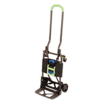 Load image into Gallery viewer, 2-in-1 Multi-position Hand Truck And Cart, 300 Lbs, 16.63 X 12.75 X 49.25, Black/blue/green