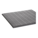 Load image into Gallery viewer, Ribbed Anti-fatigue Mat, Vinyl, 36 X 120, Gray
