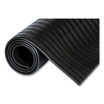 Load image into Gallery viewer, Ribbed Vinyl Anti-fatigue Mat, Rib Embossed Surface, 36 X 144, Black