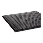 Load image into Gallery viewer, Ribbed Vinyl Anti-fatigue Mat, 36 X 60, Black