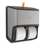 Load image into Gallery viewer, J-series Quad Bath Tissue Dispenser, 13.52 X 7.51 X 14.66, Black Metallic