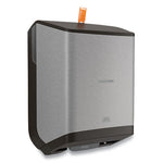 Load image into Gallery viewer, J-series Auto-cut Hardwound Paper Towel Dispenser, 12.32 X 9.34 X 16.67, Black/metallic