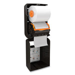 Load image into Gallery viewer, J-series Auto-cut Hardwound Paper Towel Dispenser, 12.32 X 9.34 X 16.67, Black