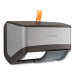 Load image into Gallery viewer, J-series Duo Bath Tissue Dispenser, 11.49 X 6.9 X 7.55, Black/metallic