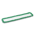 Load image into Gallery viewer, Looped-end Dust Mop Head, Microfiber, 36 X 5, Green