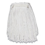 Load image into Gallery viewer, Cut-end Wet Mop Head, Rayon, #24, 1" Headband, White