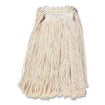 Load image into Gallery viewer, Cut-end Wet Mop Head, Cotton, #32, 1" Headband, White