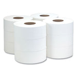 Load image into Gallery viewer, Jumbo 1-ply Toilet Paper, Septic Safe, White, 3.5" X 2,000 Ft, 12 Rolls/carton