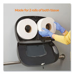 Load image into Gallery viewer, Twin Jumbo Roll Toilet Paper Dispenser, 20.13 X 6.06, Black