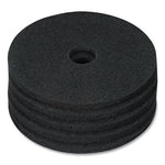 Load image into Gallery viewer, Stripping Floor Pads, 17" Diameter, Black, 5/carton