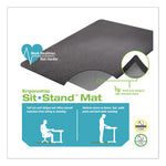 Load image into Gallery viewer, Ergonomic Sit Stand Mat, 53 X 45, Black