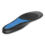Load image into Gallery viewer, Comfort And Energy Work Massaging Gel Insoles, Women Sizes 6 To 11, Black/blue, Pair