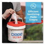 Load image into Gallery viewer, Foodservice Surface System Quat-compatible Disposable Wipe Refill, 1-ply, 8.1 X 12, White, 135 Sheets/roll, 6 Rolls/carton