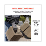 Load image into Gallery viewer, Proflex 7024 Ansi A2 Pu Coated Cr Gloves, Gray, Large, Pair, Ships In 1-3 Business Days