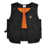 Load image into Gallery viewer, Chill-its 6255 Lightweight Phase Change Cooling Vest, Cotton/polyester, Small/medium, Black, Ships In 1-3 Business Days