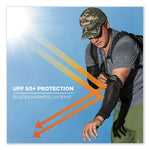 Load image into Gallery viewer, Chill-its 6690 Performance Knit Cooling Arm Sleeve, Polyester/spandex, Medium, Blue, 2 Sleeves, Ships In 1-3 Business Days