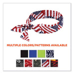 Load image into Gallery viewer, Chill-its 6700 Cooling Bandana Polymer Tie Headband, One Size Fits Most, Stars And Stripes, Ships In 1-3 Business Days