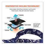 Load image into Gallery viewer, Chill-its 6700 Cooling Bandana Polymer Tie Headband, One Size Fits Most, Navy Western, Ships In 1-3 Business Days