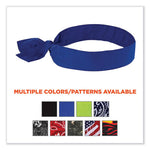 Load image into Gallery viewer, Chill-its 6700 Cooling Bandana Polymer Tie Headband, One Size Fits Most, Solid Blue, Ships In 1-3 Business Days