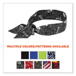 Load image into Gallery viewer, Chill-its 6700 Cooling Bandana Polymer Tie Headband, One Size Fits Most, Skulls, Ships In 1-3 Business Days