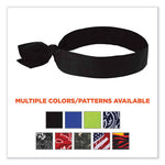 Load image into Gallery viewer, Chill-its 6700 Cooling Bandana Polymer Tie Headband, One Size Fits Most, Black, Ships In 1-3 Business Days