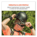 Load image into Gallery viewer, Chill-its 6700 Cooling Bandana Polymer Tie Headband, One Size Fits Most, Black, Ships In 1-3 Business Days