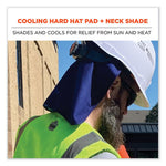 Load image into Gallery viewer, Chill-its 6717 Cooling Hard Hat Pad And Neck Shade - Polymers, 12.5 X 9.75, Blue, Ships In 1-3 Business Days