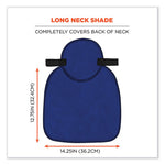 Load image into Gallery viewer, Chill-its 6717 Cooling Hard Hat Pad And Neck Shade - Polymers, 12.5 X 9.75, Blue, Ships In 1-3 Business Days