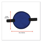 Load image into Gallery viewer, Chill-its 6715 Hard Hat Cooling Pad - Polymers, 7 X 6.5, Blue, Ships In 1-3 Business Days