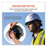 Load image into Gallery viewer, Chill-its 6715 Hard Hat Cooling Pad - Polymers, 7 X 6.5, Blue, Ships In 1-3 Business Days