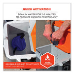 Load image into Gallery viewer, Chill-its 6715 Hard Hat Cooling Pad - Polymers, 7 X 6.5, Blue, Ships In 1-3 Business Days