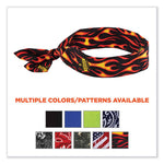 Load image into Gallery viewer, Chill-its 6700 Cooling Bandana Polymer Tie Headband, One Size Fits Most, Flames, Ships In 1-3 Business Days