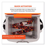 Load image into Gallery viewer, Chill-its 6700 Cooling Bandana Polymer Tie Headband, One Size Fits Most, Flames, Ships In 1-3 Business Days