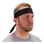 Load image into Gallery viewer, Chill-its 6702 Cooling Embedded Polymers Tie Bandana, One Size Fits Most, Black, Ships In 1-3 Business Days